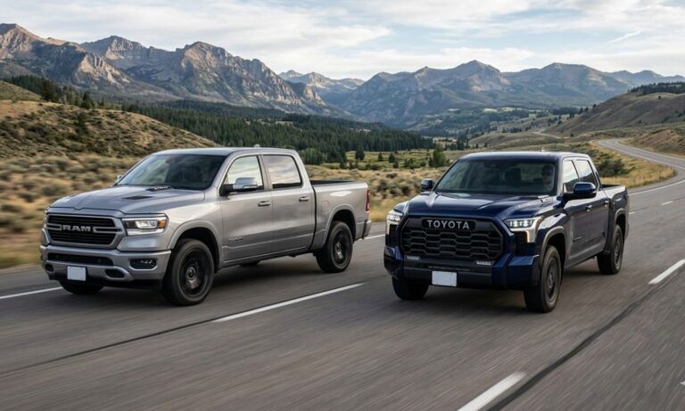 Dodge Ram или Toyota Tundra: что лучше — сравнение двух американских пикапов