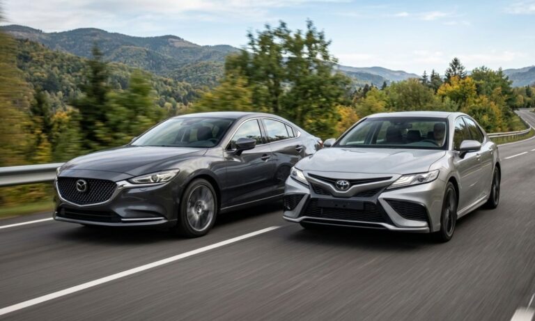 Mazda 6 или Toyota Camry: что лучше — честное сравнение двух седанов