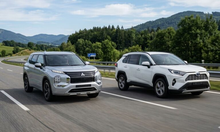 Mitsubishi Outlander или Toyota RAV4: честное сравнение двух японских кроссоверов