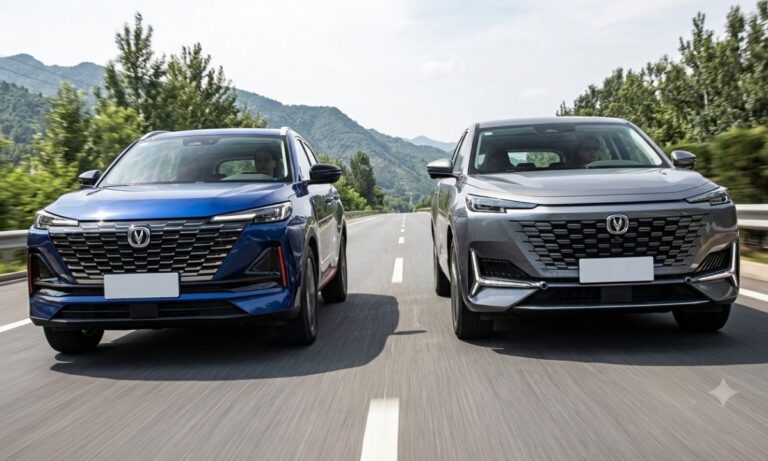 Changan CS55 Plus или UNI-K: компактный практичный против флагманского технологичного